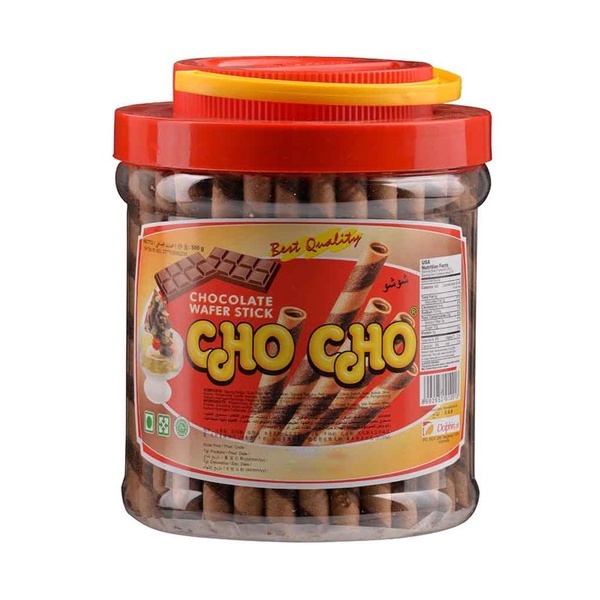 

Wafer Kero kero/Cho cho roll 400gr rasa coklat, Ready Stock Delivery Jogja