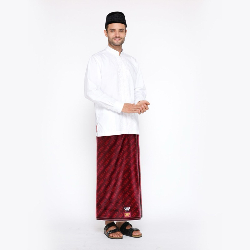 Sarung BHS Excellent Gold Motif E57 JMA Merah 01