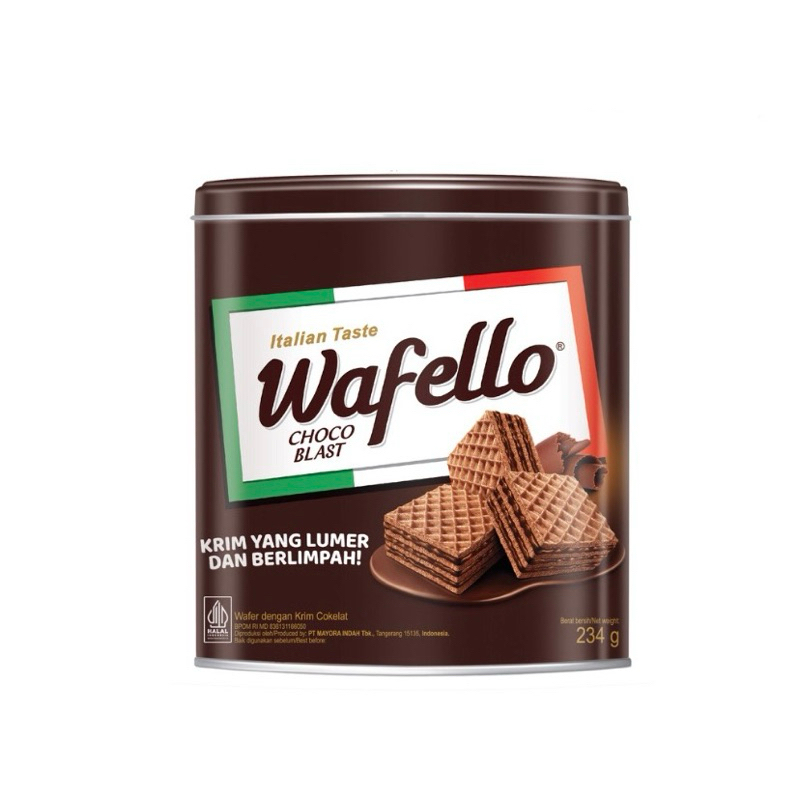 

PROMO! WAFER WAFELLO CHOCO BLAST KALENG 234gr