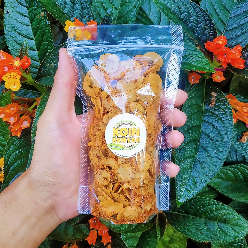 

Keripik Koin Renyah Meriah Sensasi Segar Daun Jeruk Netto 85g - CITA Snack