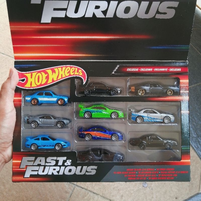 Hot Wheels Fast & Furious Reguler 10 Pack