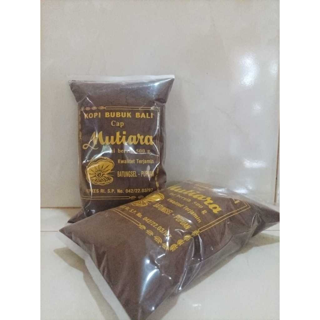 Kopi Asli Bali Kopi Bubuk Cap Mutiara/ Kopi Robusta 500 gr