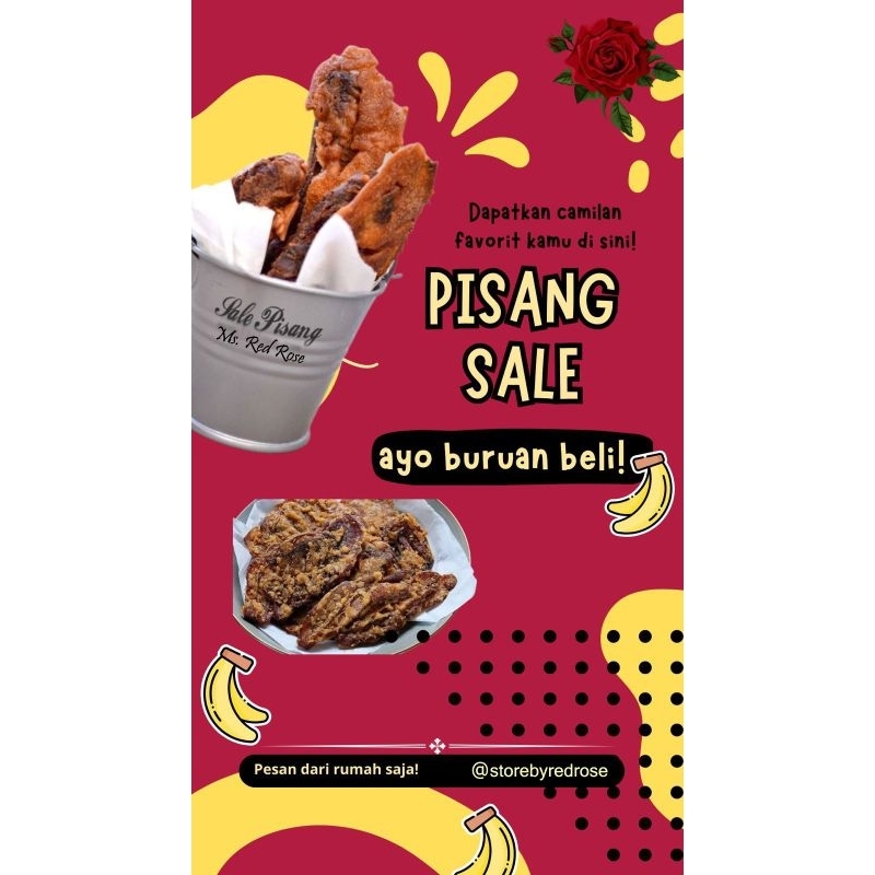 

Pisang Sale Kering Ms.Red Rose