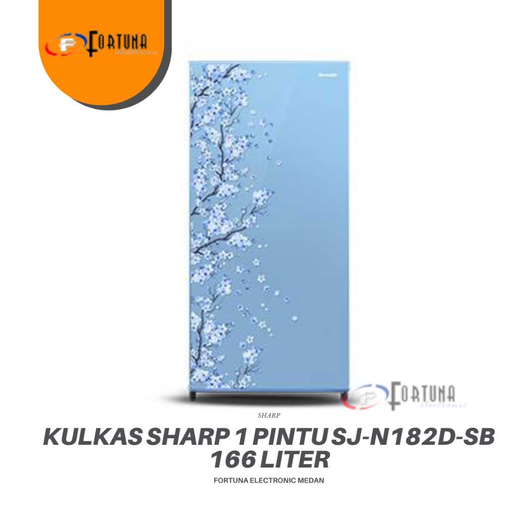 KULKAS 1 PINTU SJN182 DSB/SH/SP/VB/VR 133LITER MEDAN