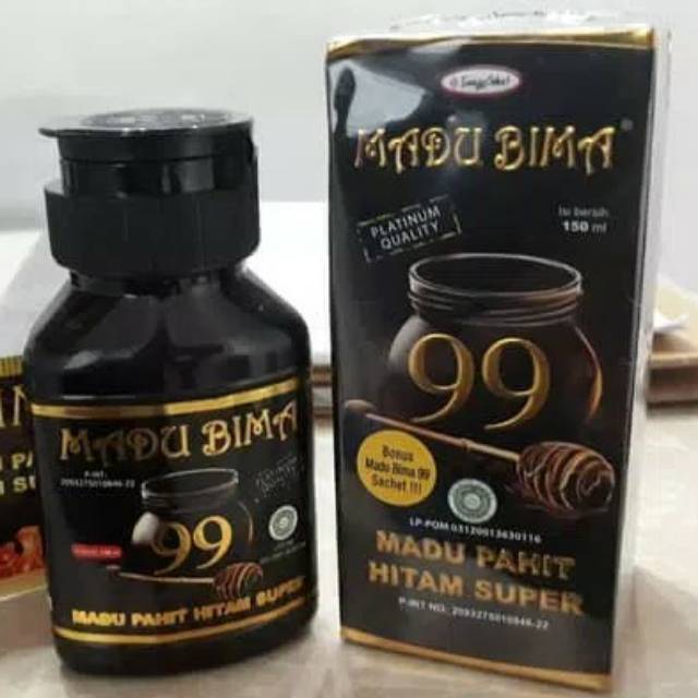 

Madu bima 99, madu hitam pahit super 150 ml