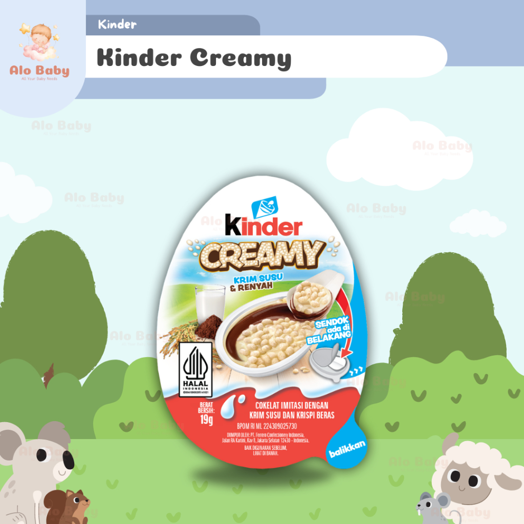 

Kinder Joy Creamy Milk Chocolate Hazelnut with Rice Crispy 19 gram