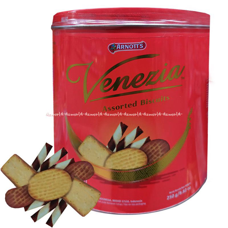 

ARNOTTS VANEZIA ASSORTED BISCUITS KALENG VENEZIA 250gr