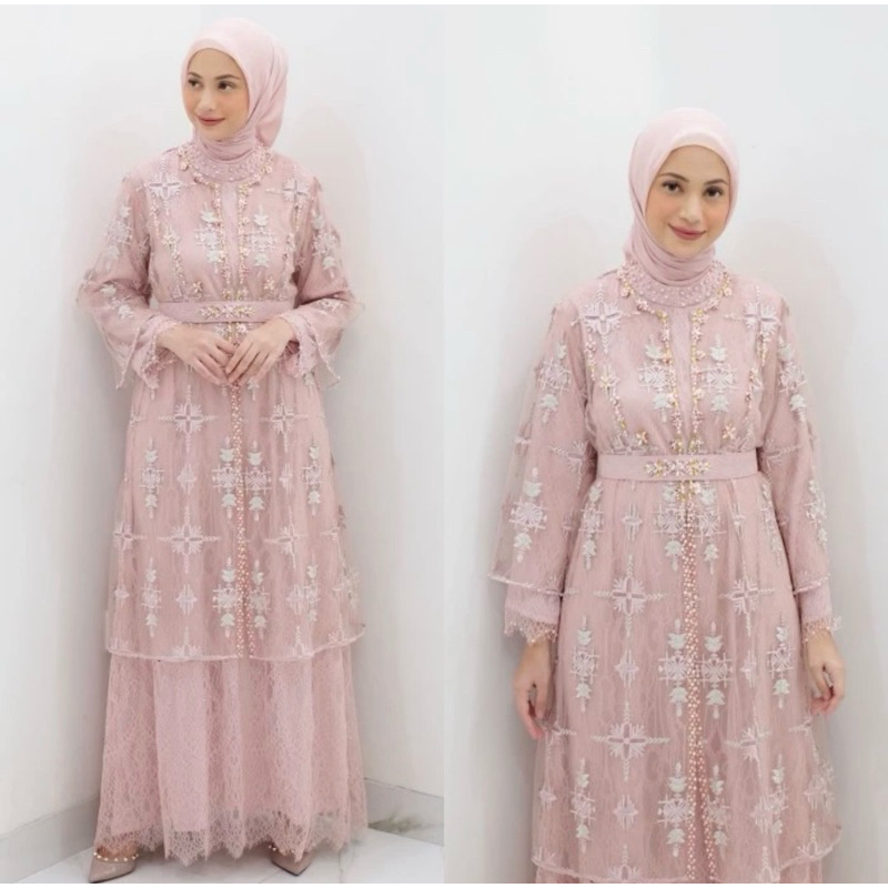 SARAH THE LABEL - OUTER DRESS BLUSH L