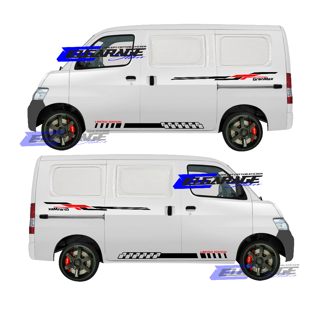 sticker sticker mobil grand max cutting variasi body samping mobil grand max terbaru