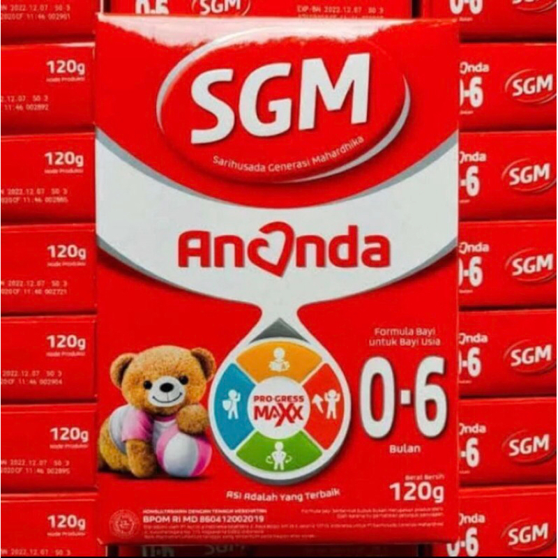 SGM ANANDA 0-6 BULAN 120 GRAM ORI (murah abiss)
