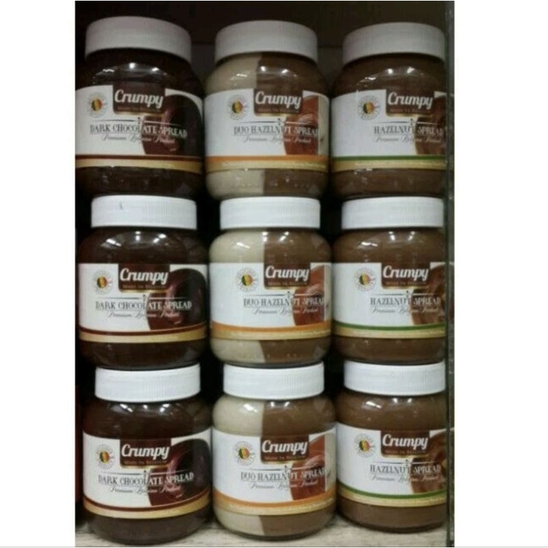 

crumpy hazelnut 400gram / selai coklat kacang