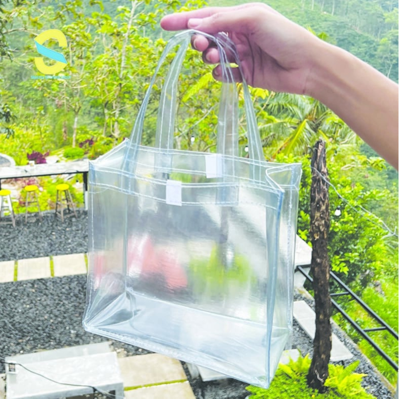 

Tas Mika Transparan Premium ukuran 20x20x10 untuk Hampers Ulang Tahun Aqiqah Syukuran