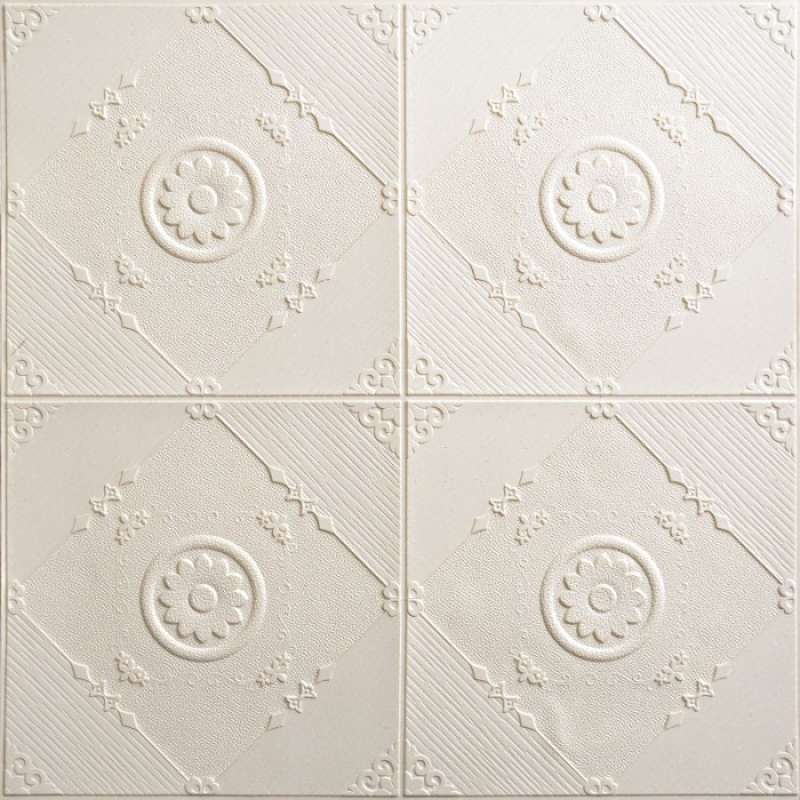 Wallpaper 3D FOAM/ Wallpaper Dinding 3D Motif Foam Batik Bunga /Wallfoam Batik