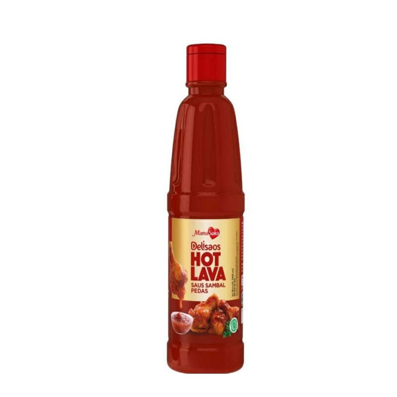 

Mamasuka Saus Sambal Pedas Delisaos Hot Lava Pet 260ml