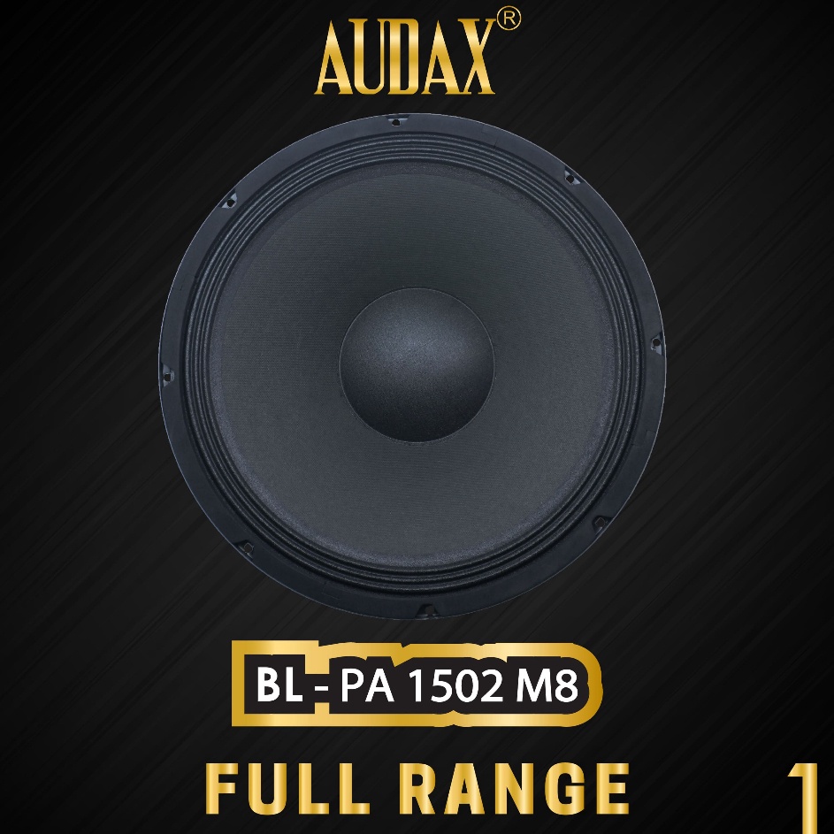 Audax  Speaker Pasif 15 Bell BLPA 152 M8 Mid  Bass Transducers