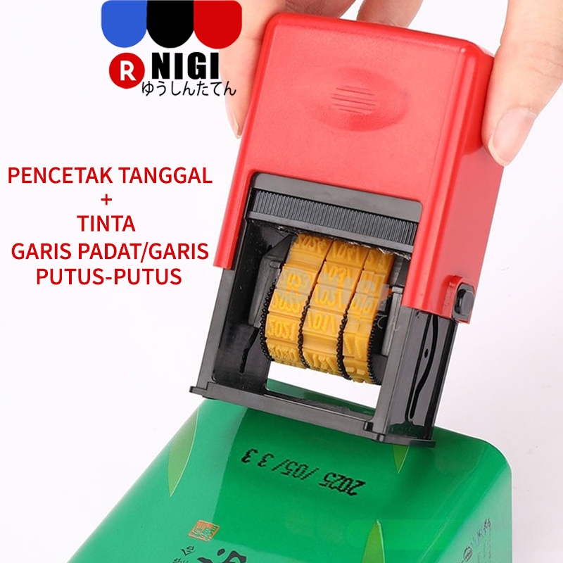 

NIGI Stempel Tanggal Custom Otomatis | Stempel Tanggal Produksi