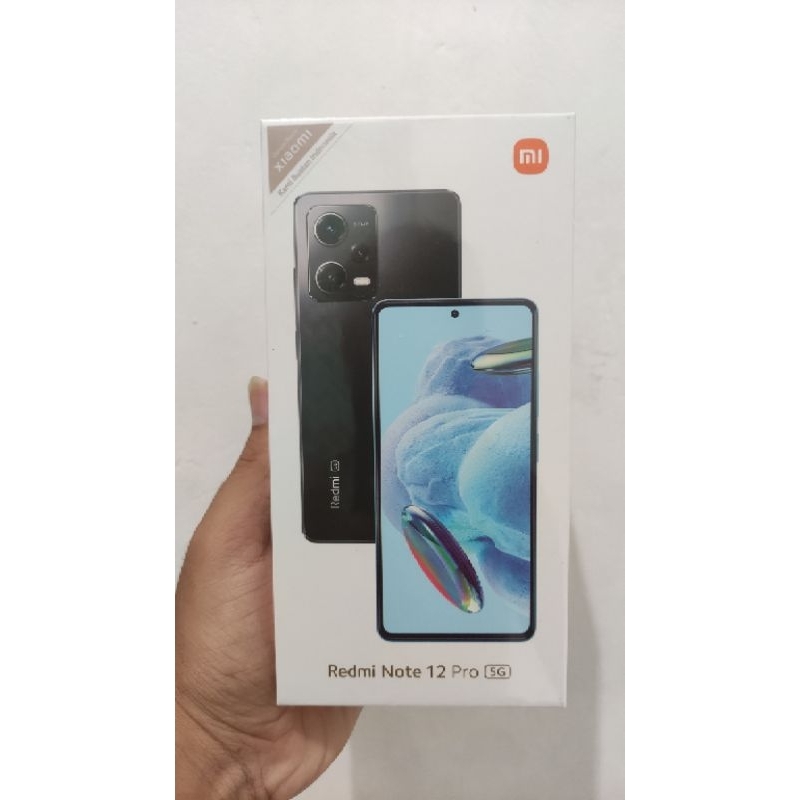 Redmi Note 12 Pro 5G Ram 8/256 BNIB Segel Garansi resmi Xiaomi