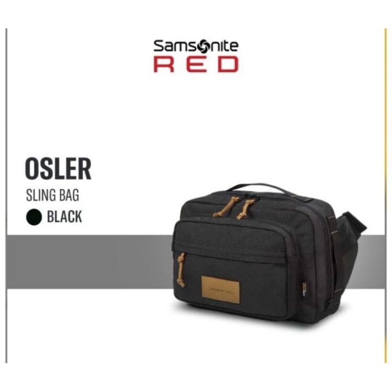 Samsonite Osler Sling Bag Waist Bag Black