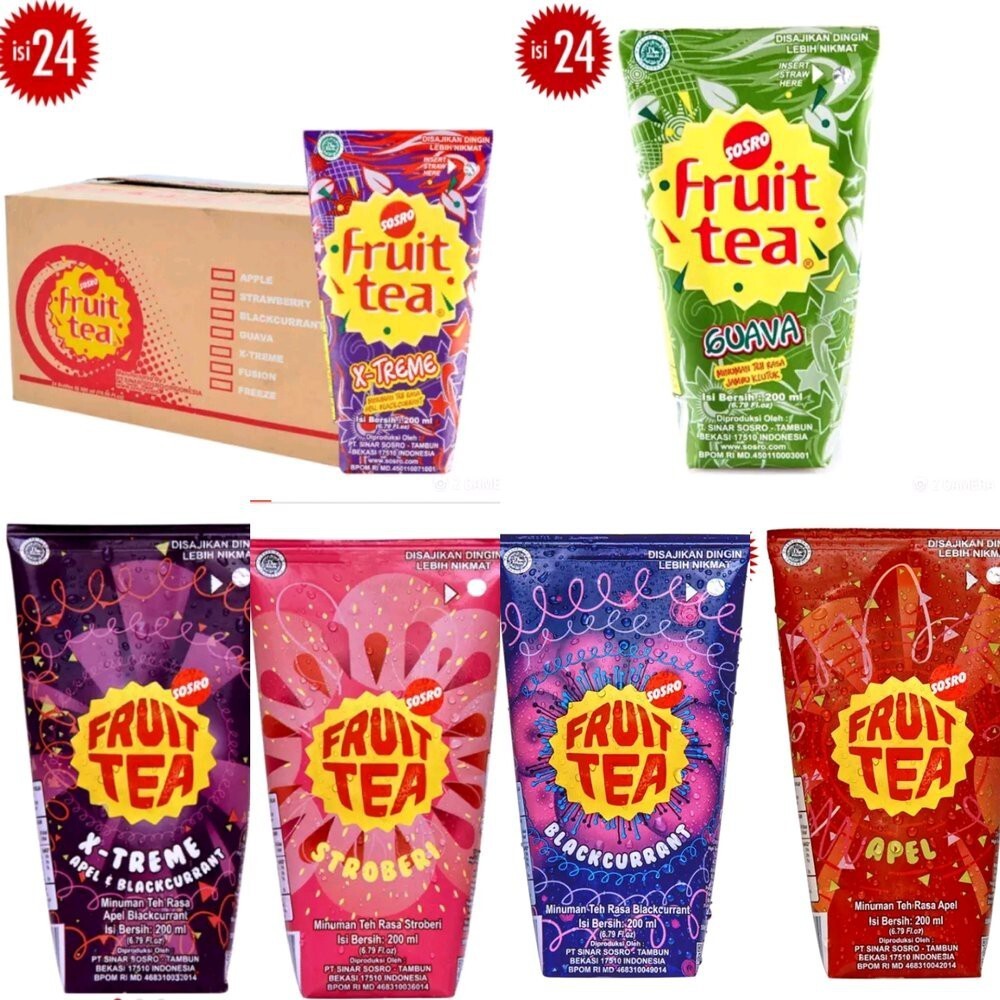 

GROSIR fruite tea genggam 200ml 1 dus 24 pcs