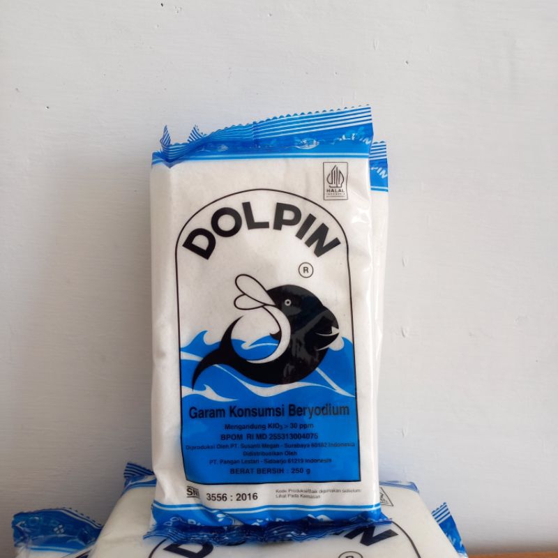 

garam dapur dolphin, garam meja doplin 250gram