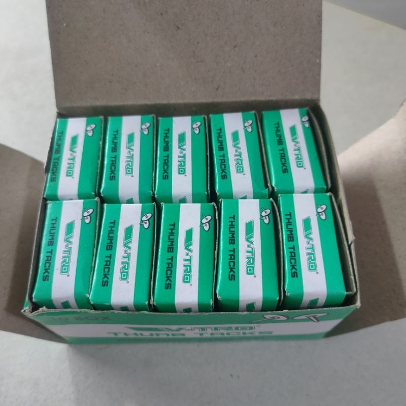 

paku payung / thumb tacks / 1 pack isi 10 kotak kecil