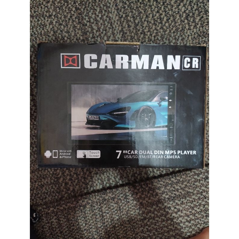HEAD UNIT CARMAN DOUBLE DIN 7" FULL HD ANDROID MIROR