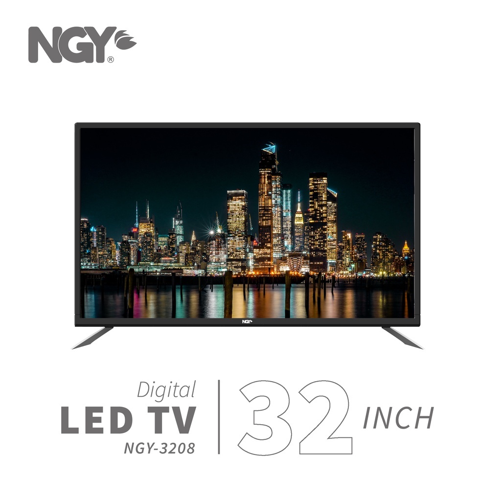 NGY Android LED TV Digital HD 32 inch / Televisi HDMI USB | NGY-3208S NAGOYA