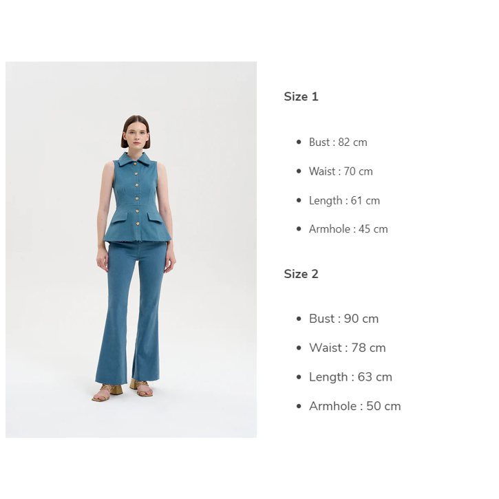 ready DUMA danica top denim