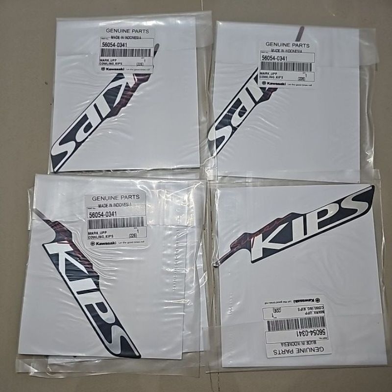 Stiker sticker SUPERKIPS Biru Navy Kawasaki Ninja RR OLD