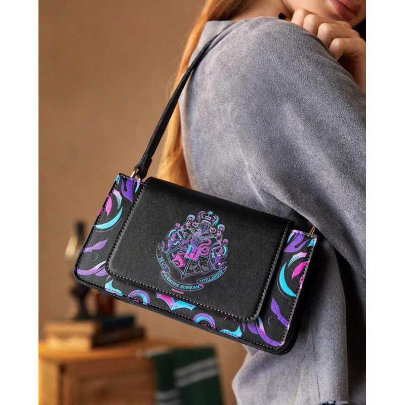 HARRY POTTER X SHEIN Women Geometric Pattern Shoulder Bag