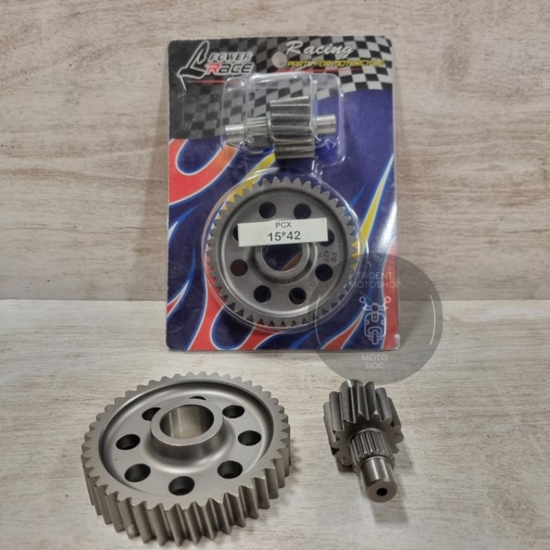 GEAR GIGI RASIO Honda PCX 15-42 Rasio Set Countershaft + Final Gear 15-42 LHK Thailand