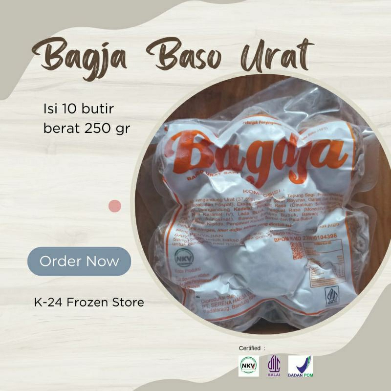 

Bagja Baso Urat l 10 butir l 250 gr