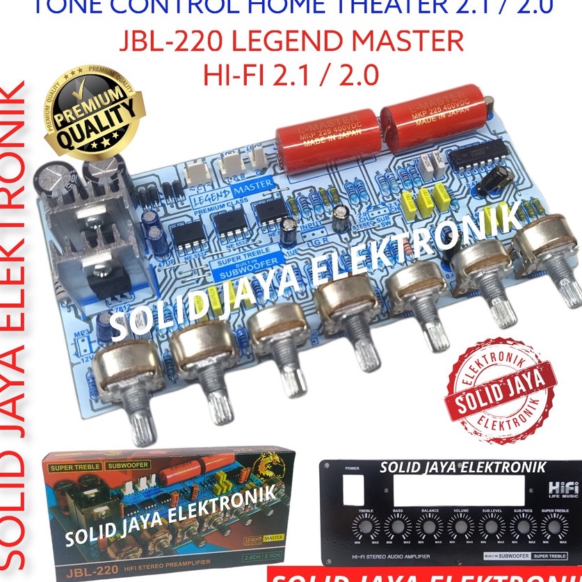 KeJ KIT TONE CONTROL STEREO 21 2 JBL22 HOME THEATER HI FI STEREO PREAMP PRE AMP CONTROL STEREO KONTR