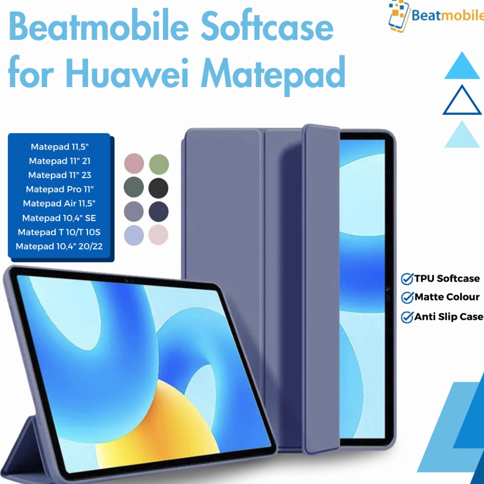 JfM TPU Softcase For Huawei Matepad 11 inch  T1s  Matepad 14  Matepad Pro 11 Smart TriFold Case 223
