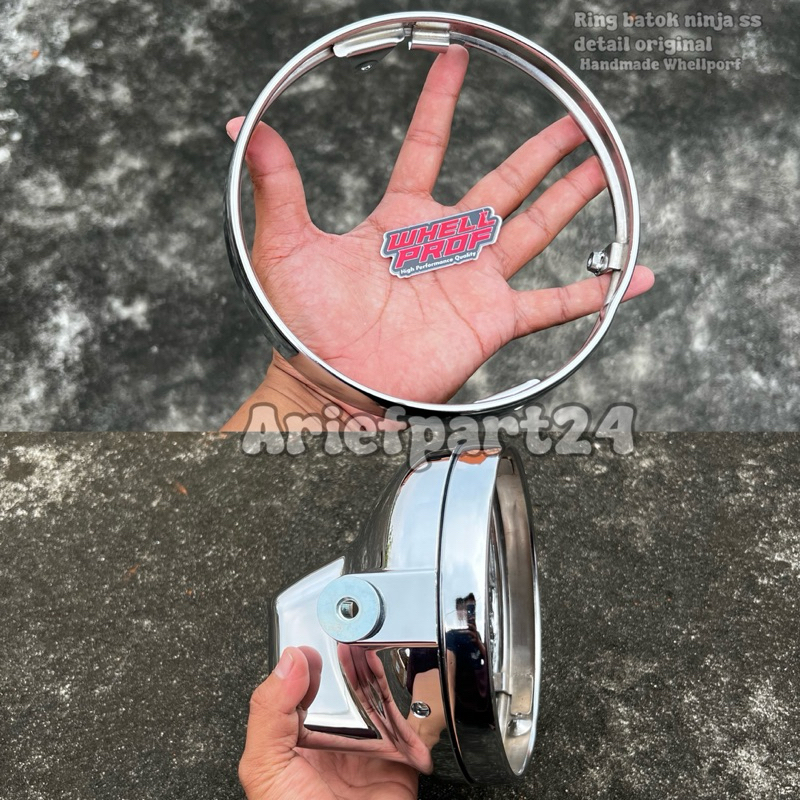 ring batok ninja ss wp.whellprof ring batok lampu headlamp ninja ss handmade tebal persisi whellprof