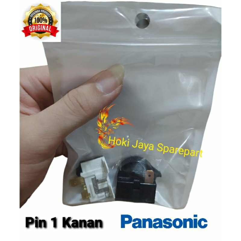 Relay Ptc Overload Original Kulkas Panasonic 1 pintu / rilay kulkas Panasonic 1 pintu
