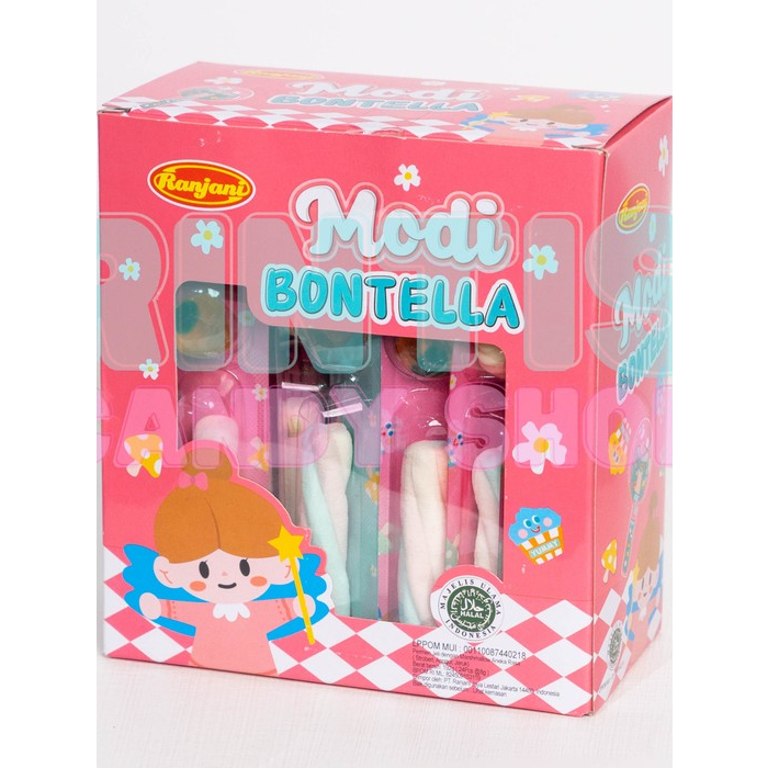 

PERMEN MARSHMELLOW MODI BONTELLA 1 BOX ISI 24 PCS