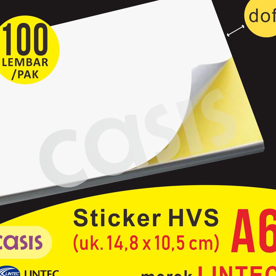 

99 BRANDS FESTIVAL kertas stiker hvs A6 isi 1 lbr lintec CASIS