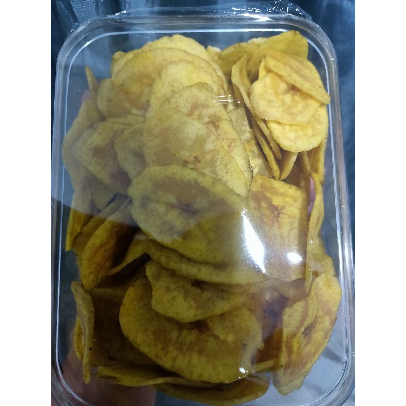 

keripik pisang asin kemasan toples
