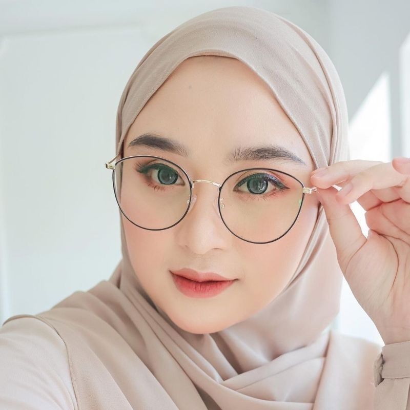 Frame Kacamata Cat eye DIOR Antiradiasi dan Minus | Kacamata anti UV Photocromic dan Blucromic
