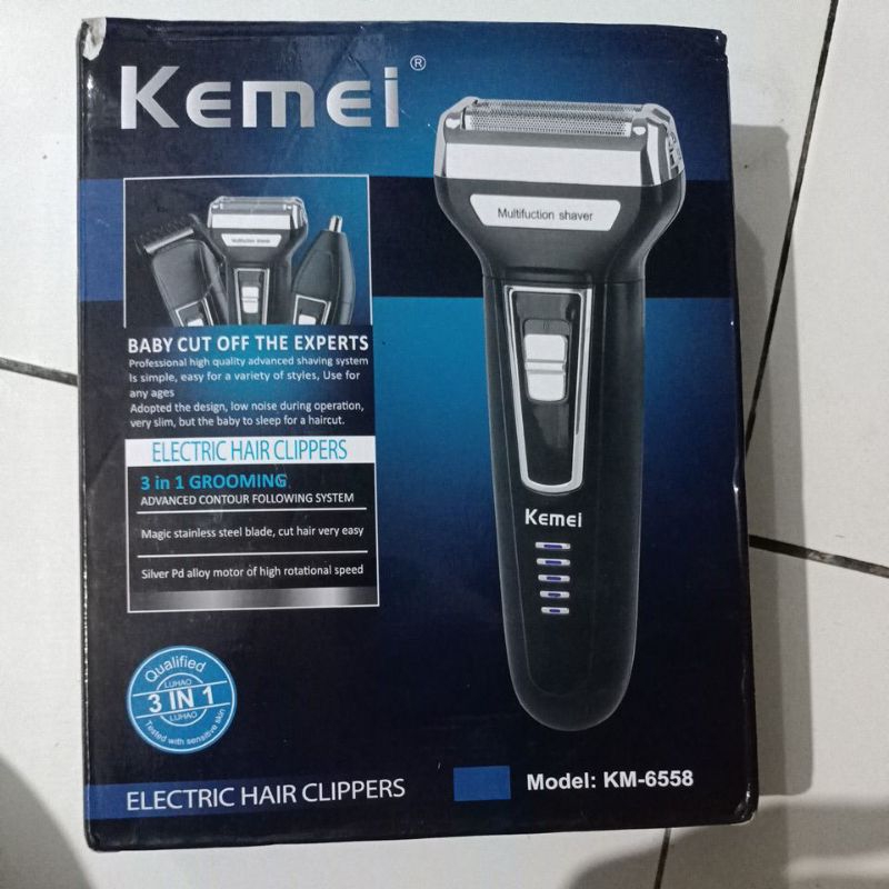 Alat cukur rambut hairclipper kemei km 6558