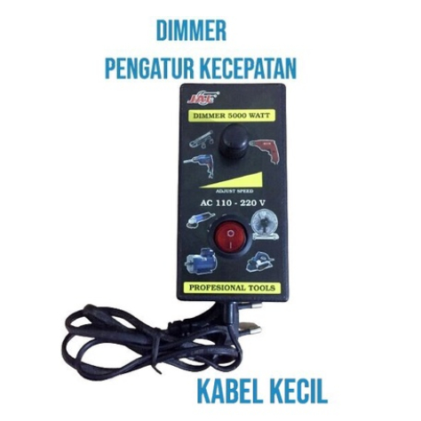 DIMMER PENGATUR KECEPATAN AC 110-220V 5000WATT