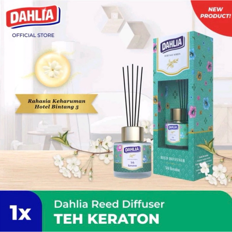 Dahlia Reed Diffuser Teh Keraton