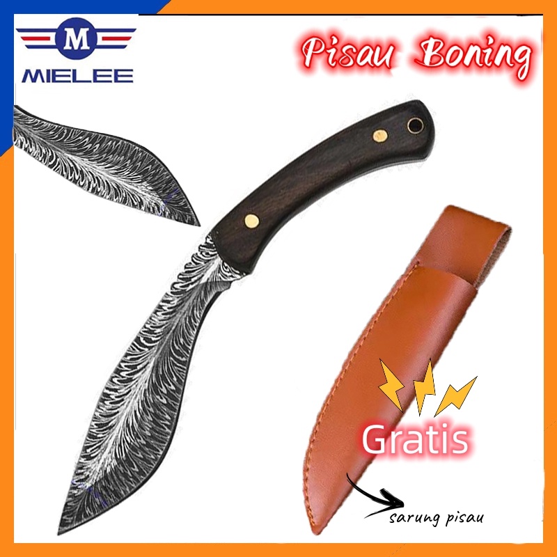 STAR MIELEE Pisau Super Tajam Jepang Pisau Luar Ruangan Impor Pisau Daging Pisau Daging Lipat Mini D