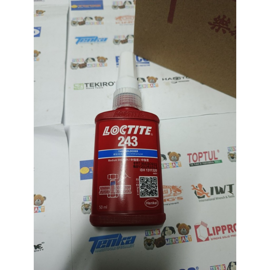LOCTITE 243 50ML LEM BAUT MATERIAL -LEM LOCTITE 243 THREADLOCKER 50 ML