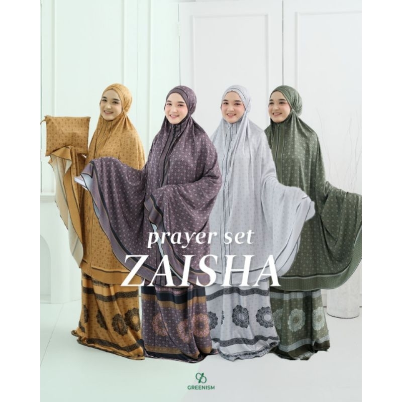 [READY]ZAISHA PRAYER SET EXCLUSIVE BY GREENISM || MUKENAH BEST SELLER