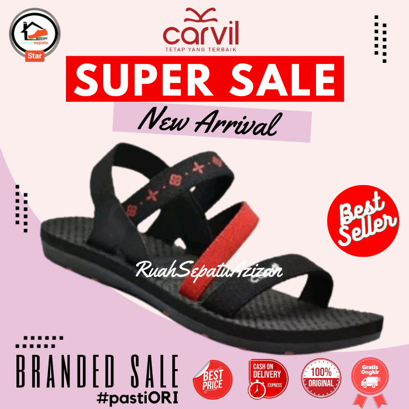 Carvil Widya TB Sandal Spons Tali Gunung Wanita ORIGINAL 100%