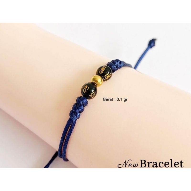 Gelang Tali Navy Variasi Emas 1pc 0,1gram Semar Jawa