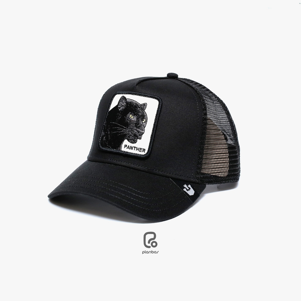 TOPI GOORIN BROS ORIGINAL TRUCKER PANTHER BLACK