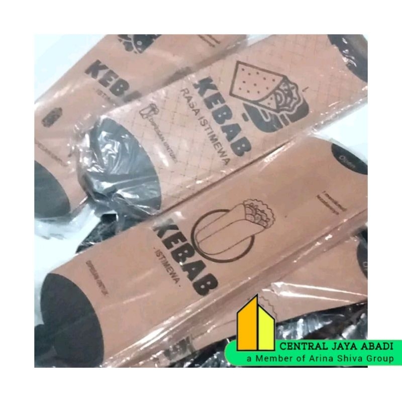 

150 LEMBAR KERTAS KEBAB TARIKAN UKURAN 25 × 10 CM HIGH QUALITY PRODUK TERBARU | KOTAK KEBAB KEKINIAN | DUS KEBAB VIRAL TIKTOK | KEMASAN KEBAB | BOX KEBAB 150 PCS MURAH | TOKO KEBAB OFFICIAL | CENTRAL JAYA ABADI | SHIVACORP 51439